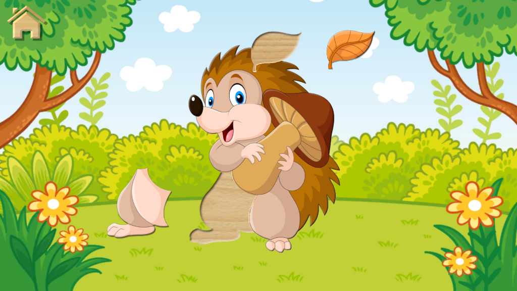 Toddler puzzle with real animal sounds